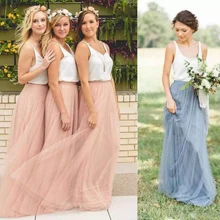 Vestidos Saias Femininas длинные фатиновые юбки макси юбка Эластичная лента нескольких слоев пол Длина невесты длинная юбка Лидер продаж