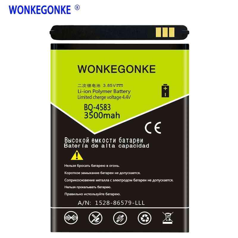WONKEGONKE для BQ 4583 Fox Power Аккумулятор сотового телефона Высокое качество