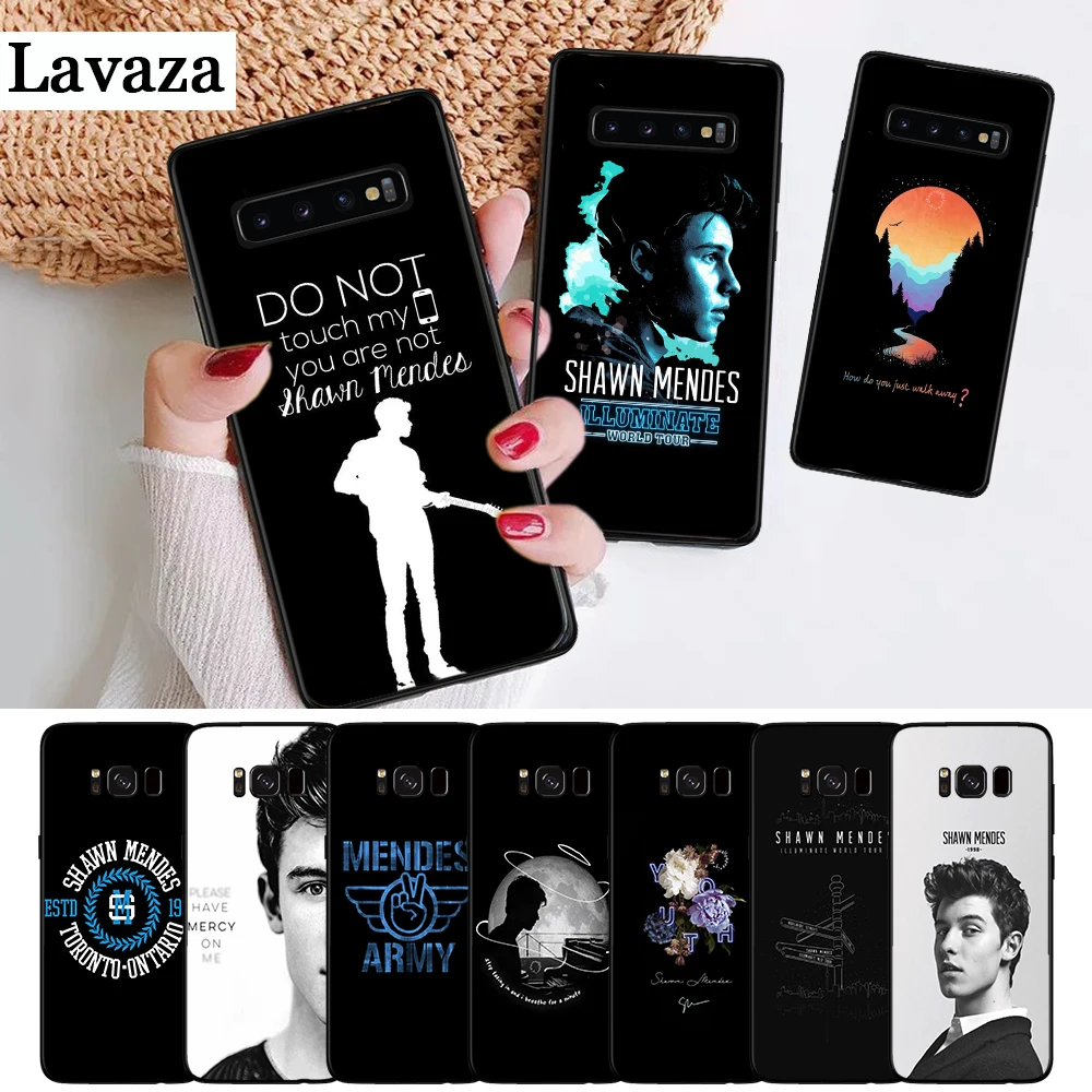 

Lavaza Hit pop singer Shawn Mendes Magcon Pattern Silicone Case for Samsung S6 Edge S7 S8 Plus S9 S10 S10e Note 8 9 M10 M20 M30