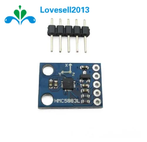 Высокая точность IIC/I2C GY-273 HMC5883L 3-осевой Компас магнитометр сенсор плата модуль