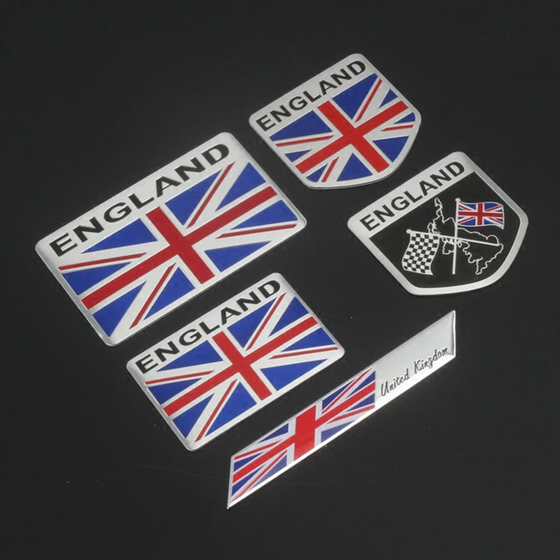 BRITISH UNION JACK FLAG UNITED KINGDOM FLAG CAR GRILLE BADGE EMBLEM