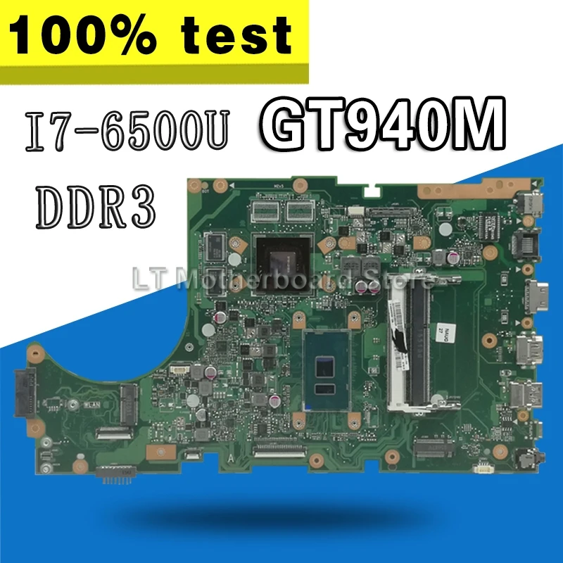 X756UB MAIN_BD./I7-6500U GT940M-2GB Материнская плата Asus X756U X756UXM K756U X756UB материнская плата для ноутбука тест ОК