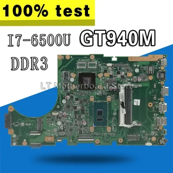 

X756UB MAIN_BD./I7-6500U GT940M-2GB Mainboard For Asus X756U X756UXM K756U X756UB laptop motherboard test ok