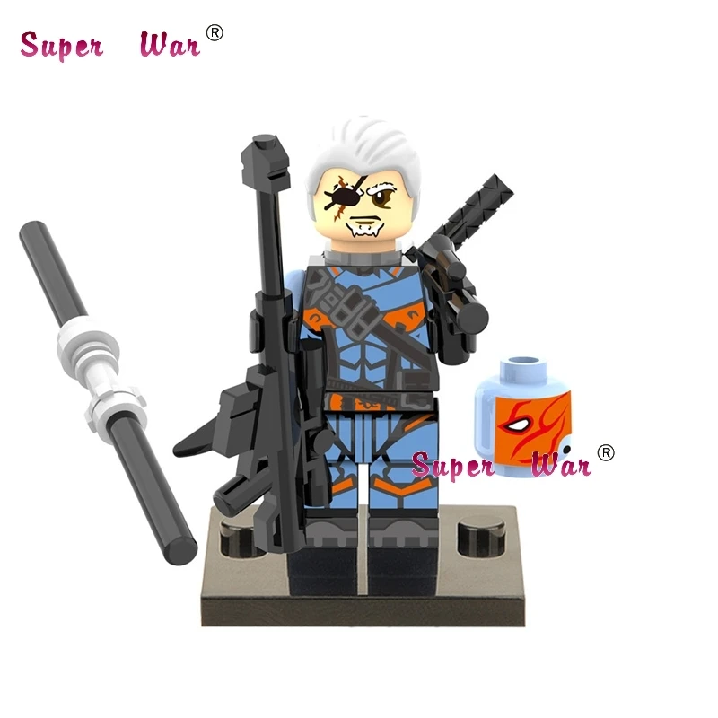 

Single Sale superhero marvel avengers Deathstroke building blocks action sets model bricks toys for children