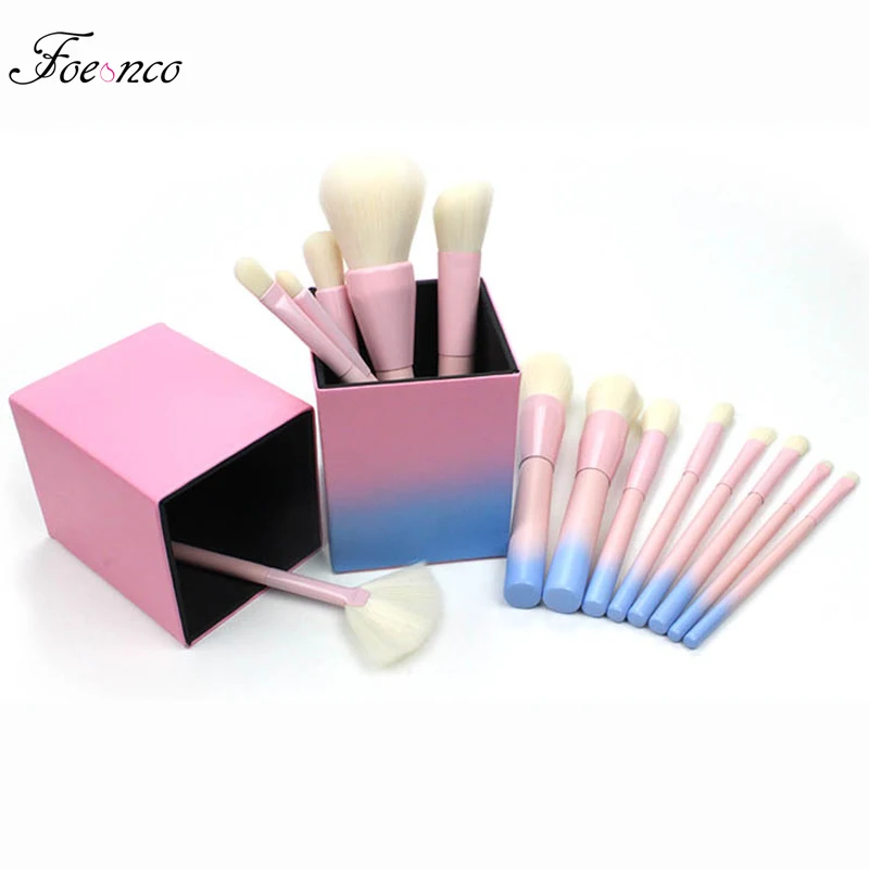 

Makeup Brushes Holder Magnetic Make Up Brush Pen Holder Cosmetic Tool Organizer Empty Portable PU Leather Container