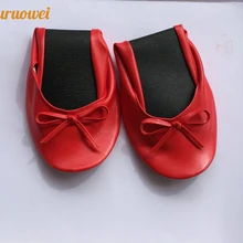 Серебристые женские складные Roll Up балерина обувь с соответствующими карман на молнии