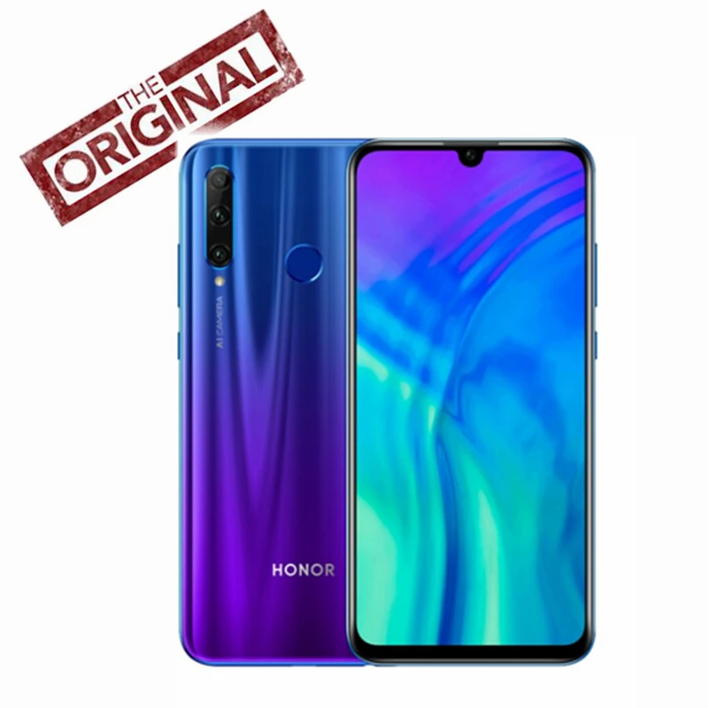 Оригинальный телефон Honor 20i 6 21 дюймовый экран Hisilicon Kirin 7 восемь ядер Android 9.0 сканер