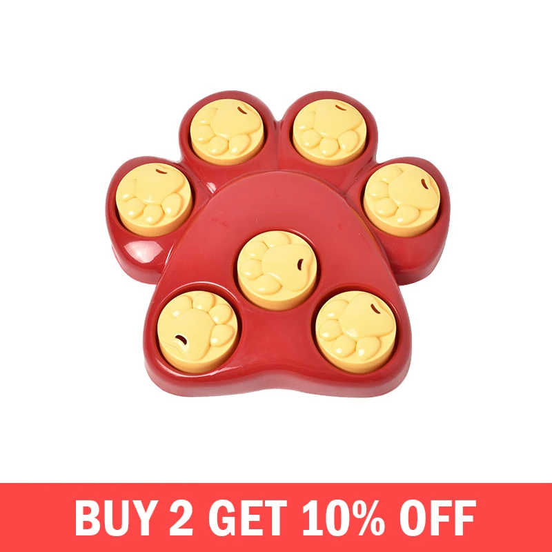 

Pet Dog Interactive Toy Dogs Cat Puppy Paw Puzzle IQ Educational Toys Pet Slow Feeding Anti Choke Food Bowl Accessories Supplies
