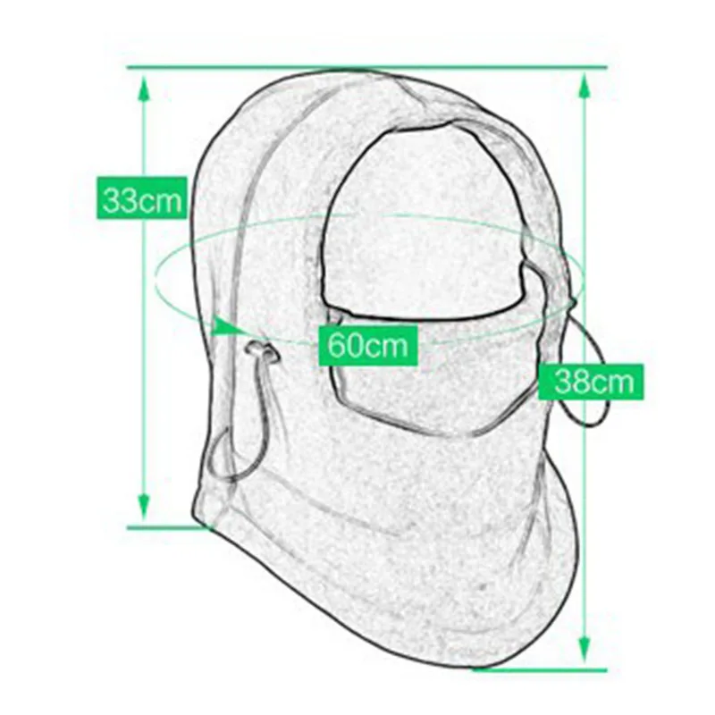 Велоспорт шапки Спорт на открытом воздухе для мужчин теплые термальность флис Балаклава уход за кожей лица шапочки лыжный велосипед мото