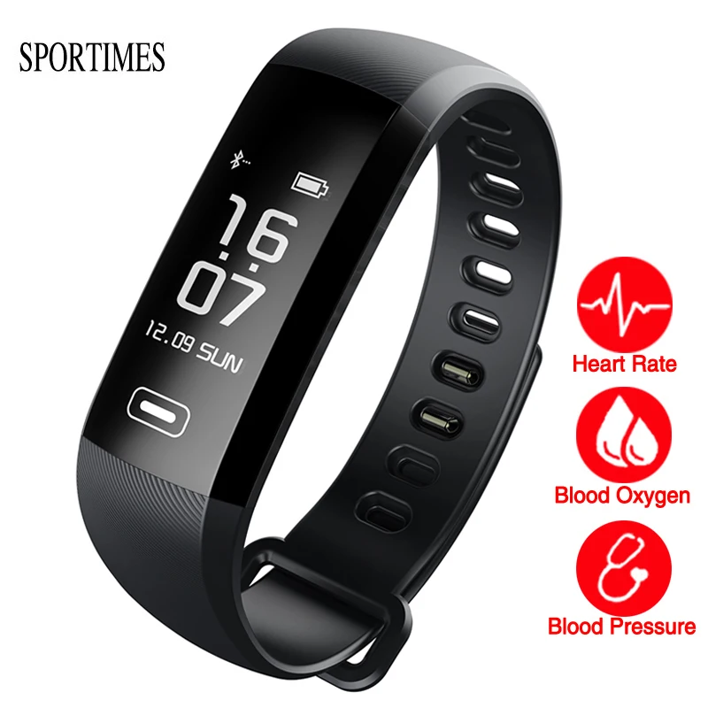 SPORTIMES R5MAX Смарт фитнес-часы с таймером часы-браслет погода отображение слов