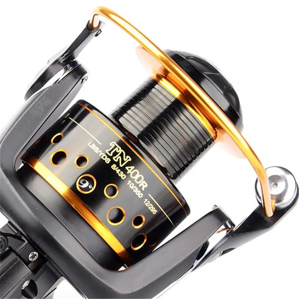 NEW! Pre Loading Spinning Wheel Spin Reel Fishing Gear Spinning Line