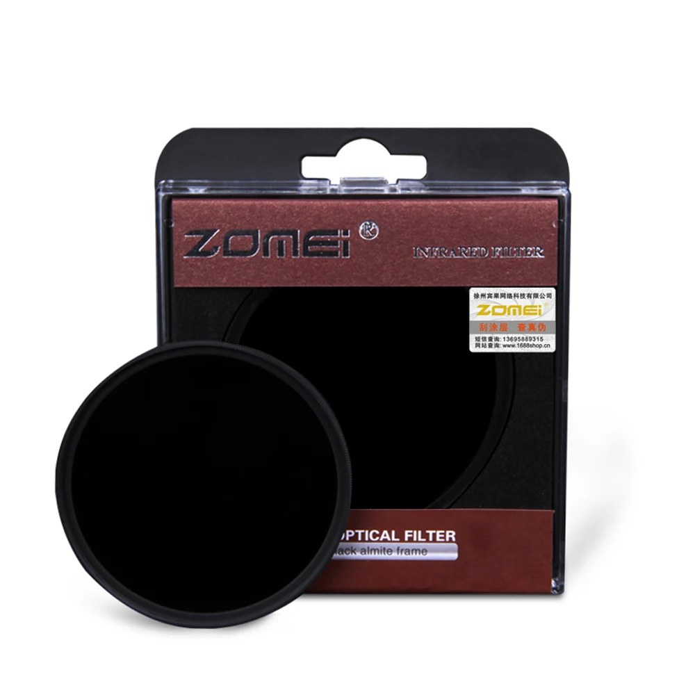 Инфракрасный фильтр ZOMEI для объектива видеокамеры Sony Canon Nikon 77 мм 720 нм |