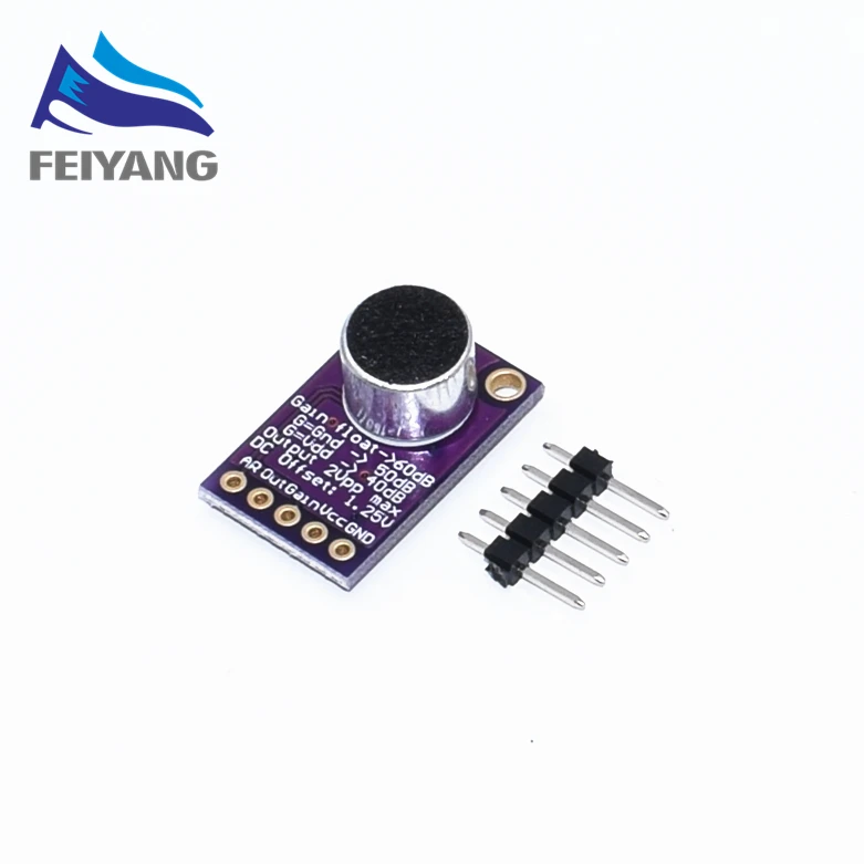 

10pcs Electret Microphone Amplifier Stable MAX9814 module Auto Gain Control
