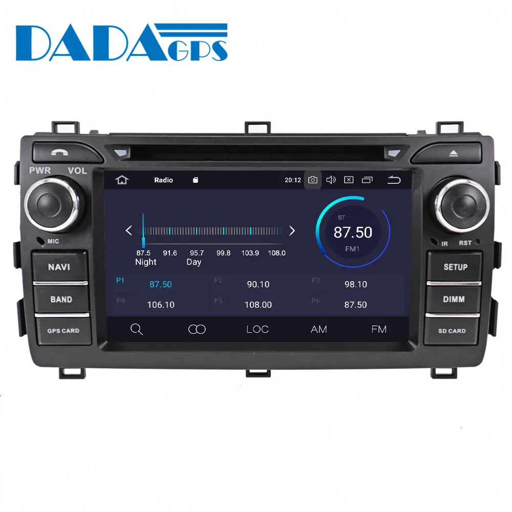  Newest Android 9.0 4+32GB Car Radio Multimedia DVD Player For Toyota Auris 2013 2014 2015 GPS Map N