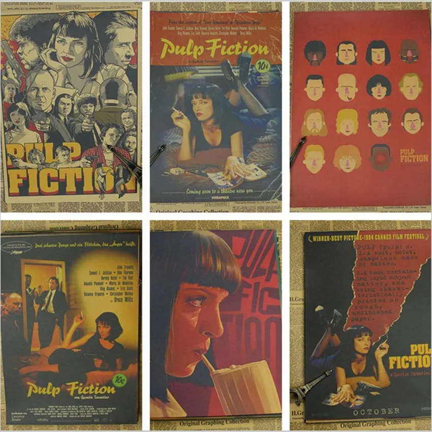 Pulp fiction scene analysis image