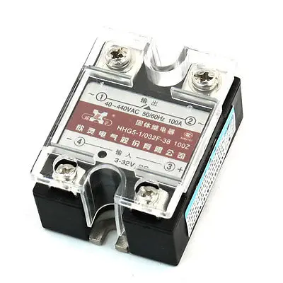 

High quality  Metal Base 1Phase DC Control AC Solid State Relay 100A SSR-100DA