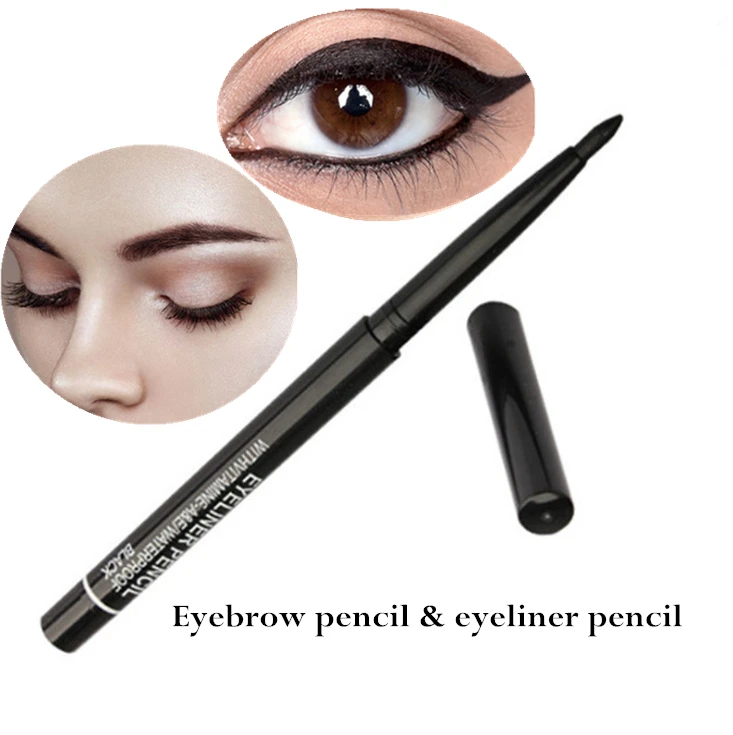 

Eyeliner & Eyebrow pencil black brown Eye liner Pen High Pigment Long Lasting Makeup Eyeliner full professional makeup cosmetics