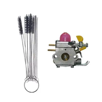 

Carburetor Carb & cleaning brush Fit Poulan Weedeater Strimmer Cutter 530071752