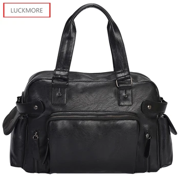 

Vintage PU Leather Men Trave bag Business Men Messenger Bag Men's Shoulder Bags Cowhide Men Cross Body Bag 2016 New handbag