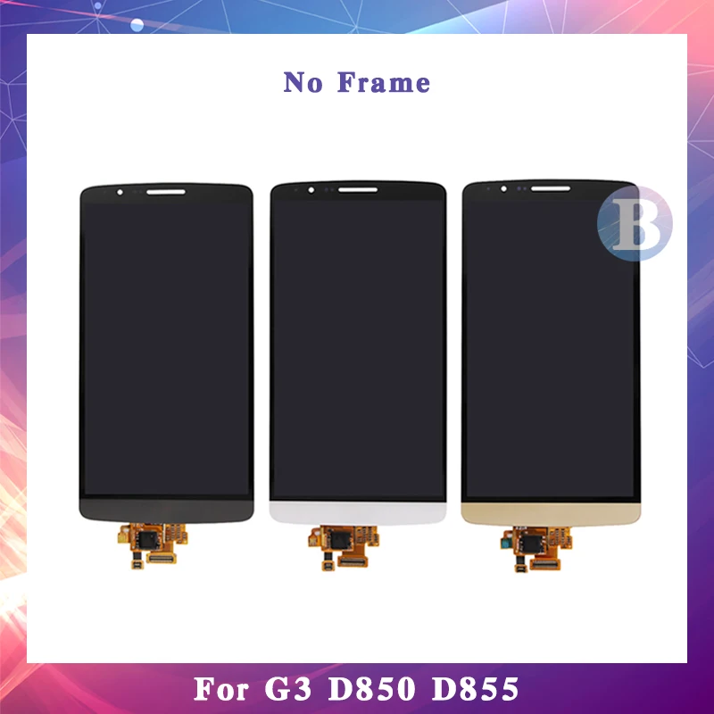

5.5'' For LG G3 D855 D850 LCD Display Screen With Touch Screen Digitizer Assembly High Quality