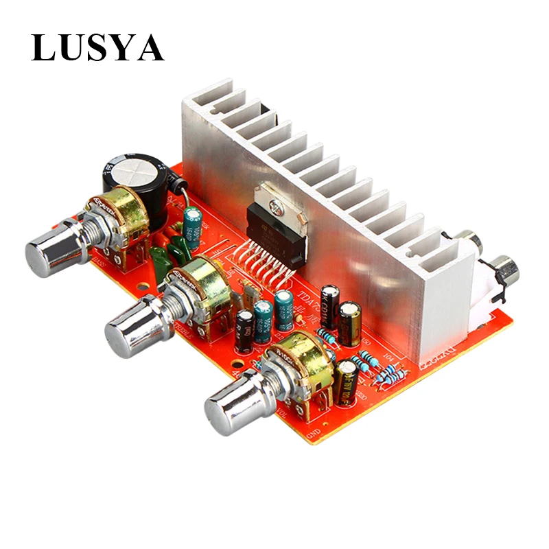 Lusya TDA7377 цифровой аудио усилитель доска 40 Вт+ 40 Вт стерео 2,0 канальный усилитель мощности для автомобиля DIY динамик DC12V E5-005