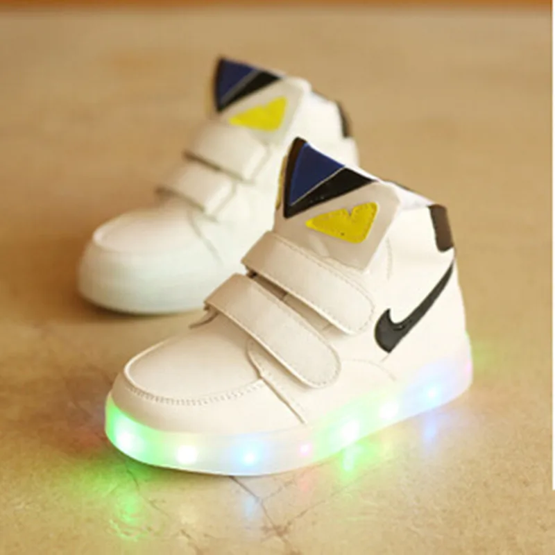 Children Lighted Shoes Unisex Rubber 