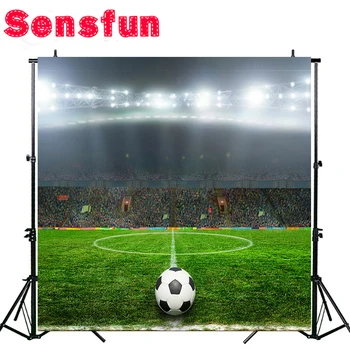 

Photography Backdrop Football Stadium Match Sport Computer Printed Children Seamless Backgrounds for Photo Studio