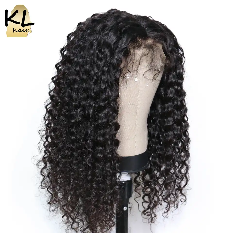 Pariki Iz Chelovecheskih Volos Na Fronte Shnurka Dlya Zhenshin Naturalnye Chernye 180 Plotnost Glubokaya Volna Brazilskie Volosy Remy 13 4 Kruzhevnye Pariki S Detskimi Volosami Kl Aliekspress