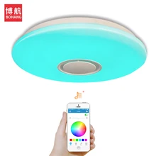 LED Bluetooth Music ceiling light 24W/36W APP control living room/bedroom/study Dimmable modern ceiling lights led 200-265V