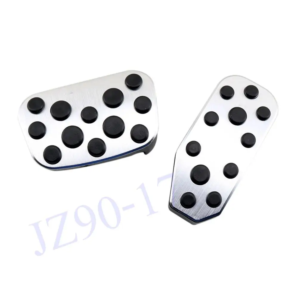 Car Styling No Drilling Aluminum Alloy Accelerator Gas Pedal Cover Brake Fit For Toyota Alphard 2015 2016 2017 2018 2019 | Автомобили и