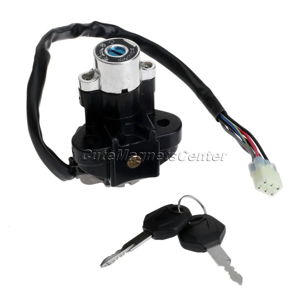 Aluminum Motorcycle Ignition Switch Lock with Keys for Suzuki GSXR 600