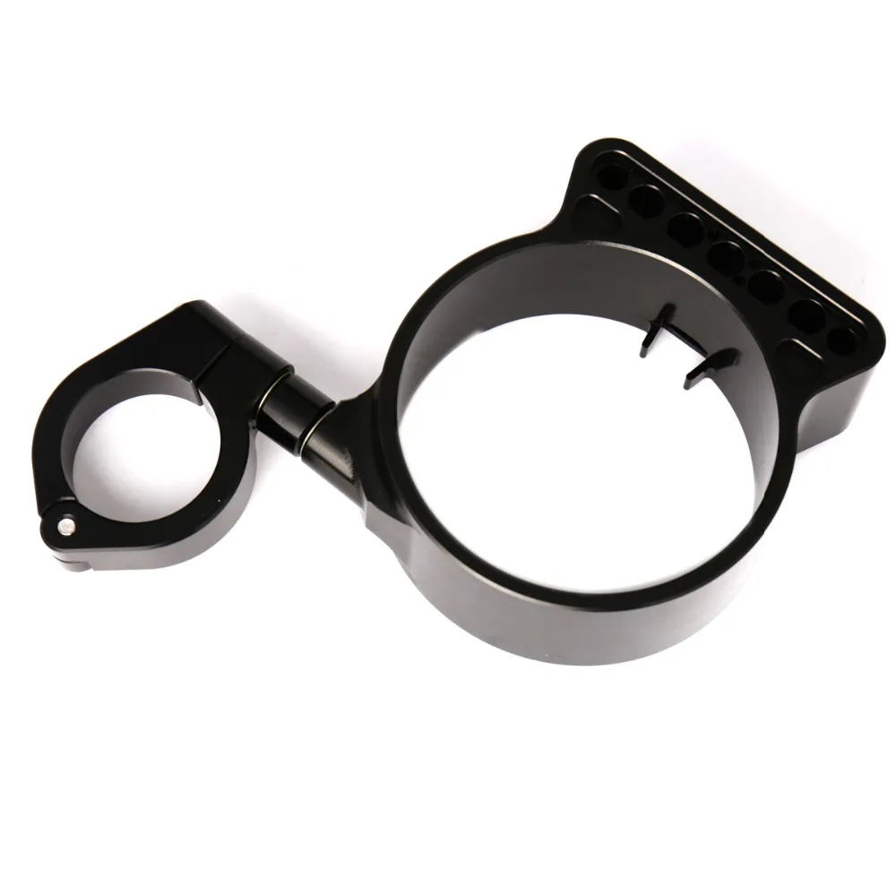 Черный чехол с боковым креплением CNC SPEEDO для кронштейна HARLEY SPORTSTER 1995 2014|bracket
