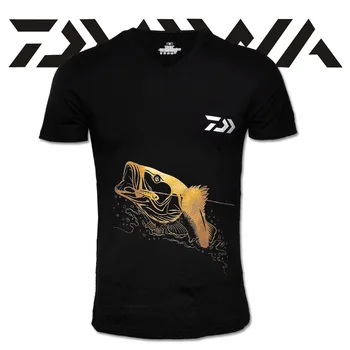 

2019 Fishing T Shirt Dawa Daiwa Plus Size Fishing Clothing Short-Sleeve Quick-Drying Breathable Sun Protection Clothes