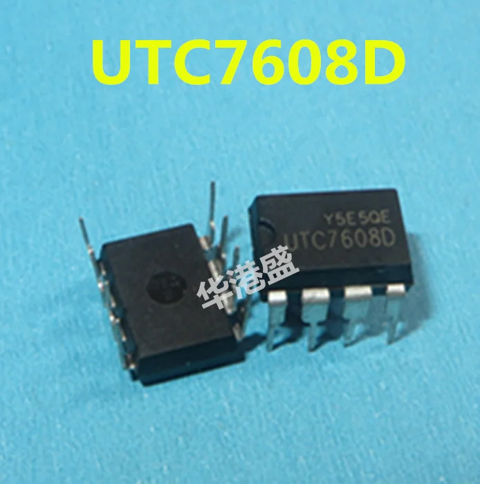 5PCS UTC7608D UTC7608 YW DIP8 Power management chip quality assurance ...
