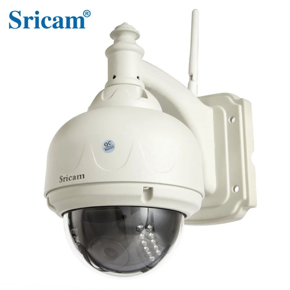 

SRICAM SP015 Onvif Wireless IP Camera Wifi H.264 720P Night Vision Camera Waterproof IP66 Surveillance Camera for Home