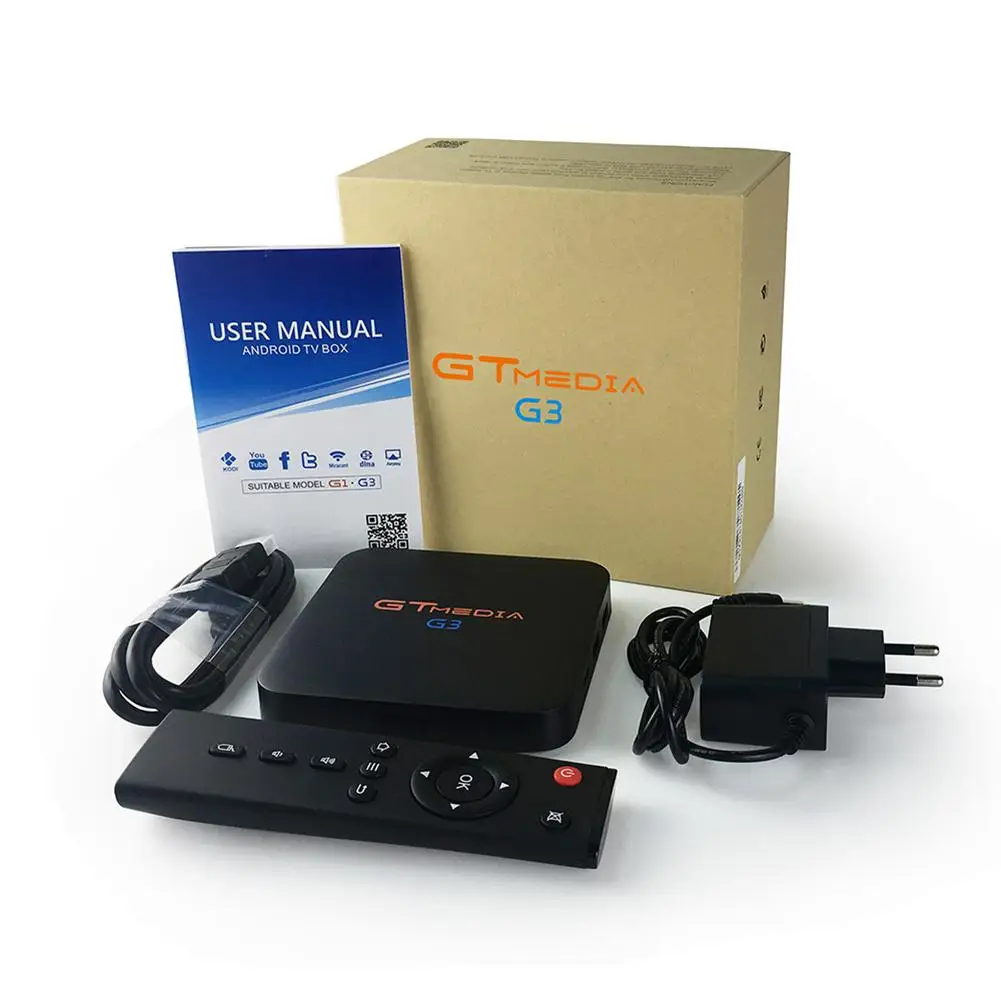 

GTMEDIA G3S905X Android 7.1.2 TV Box 2GB Memory 16GB ROM Set-top Box 4Kx2K HD 2.4G WiFi Smart TV Box Dropship 9.7