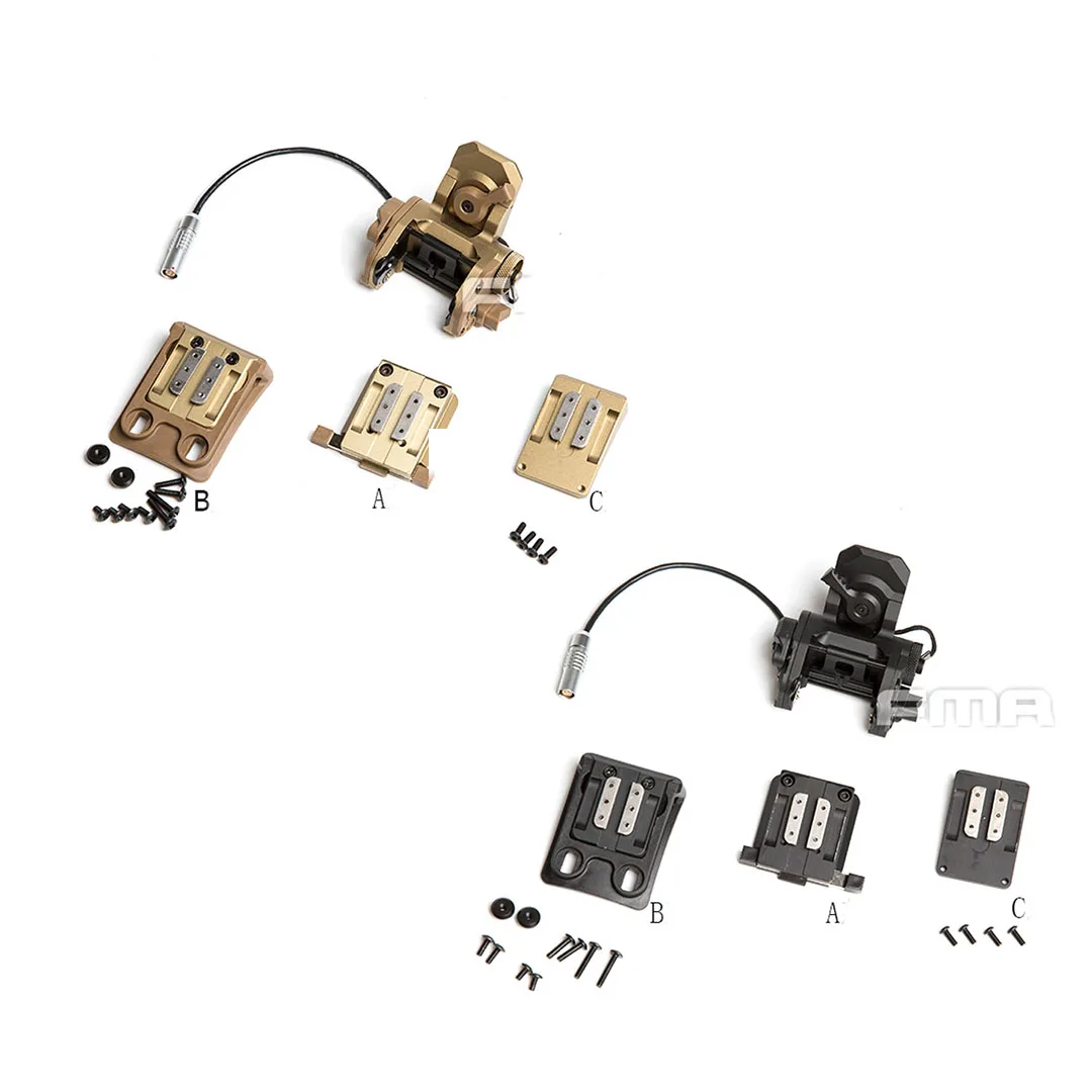 FMA Тактический функциональный GSGM NVG Крепление на шлем TB1301 BK/DE