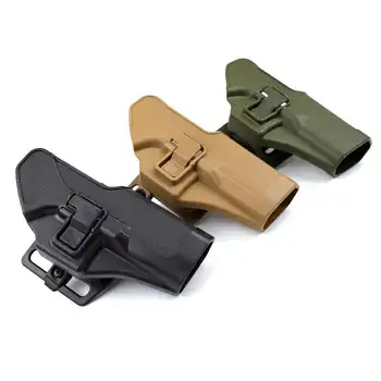 

Army Tactical Glock 17 19 22 23 31 32 Military Airsoft Pistol Belt Holster Glock Pistol Hunting Accessories Gun Case Right Hand
