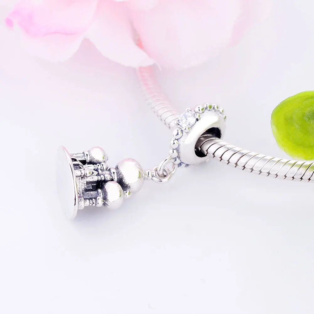 Fit Original Pandora Charm Bracelet 925 Sterling Silver Aladdin Agrabah Castle Hanging Charm Beads For Women DIY Jewelry Gift Fit Original Pandora Charm Bracelet 925 Sterling Silver Aladdin Agrabah Castle Hanging Charm Beads For Women DIY Jewelry Gift