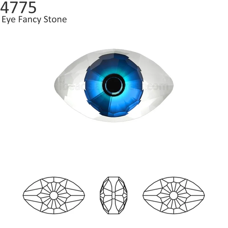

(1 piece) 100% Original Crystal from Swarovski 4775 Eye Fancy Stone made in Austria loose beads rhinestone DIY jewelry making