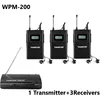 Беспроводная система мониторинга Takstar/WPM200 для записи, студийный мониторинг/на сцене, 1 передатчик + 3 приемника ► Фото 1/5