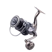 Рыболовная Катушка 12+ 1 BB легкая и Ультра гладкая мощный алюминиевый спиннинговая рыболовная Катушка 5,2: 1 Передаточное отношение для соленой воды или пресной воды