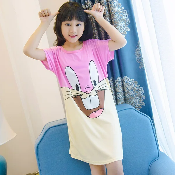 Пижама для младенцев для девочек короткий рукав пижама для девочек ночные сорочки Пижама детская одежда для сна одежда дома Ночная рубашка; Пижама