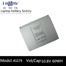 HSW 10,8 v 60Wh ноутбук Батарея A1175 MA348 для Apple MacBook Pro 1" A1150 A1260 MA463 MA464 MA600 MA601 MA610 MA609 Батарея