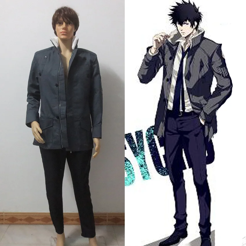 

Psycho Pass Shinya Kogami Kougami Cosplay Costume Tailor made Free Shipping