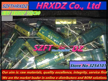 

SZFTHRXDZ 50PCS 63V 330UF 10X20 electrolytic capacitor 330UF 63V 10*20