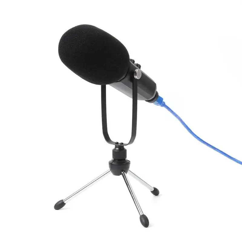 

USB Condenser Microphone Mic with Headphone Monitoring Echo Volume Control