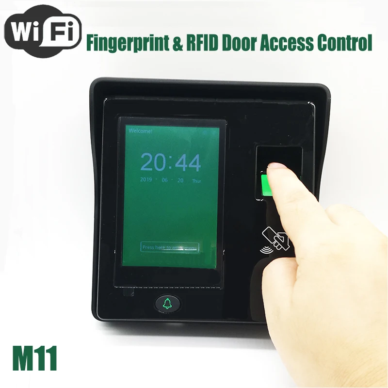 

wireless wifi Biometric fingerprint rfid card door access control system