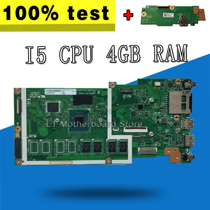 

send board +C300MA Motherboard I5-3317 4G RAM For ASUS C300M C300MA Laptop motherboard C300MA Mainboard C300MA Motherboard