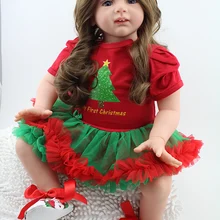 60 см мягкие силиконовые куклы 2" NPKDOLL Кукла реборн с мягким настоящим нежным прикосновением горячая Распродажа preemie lifelik Детские куклы игрушки для детей